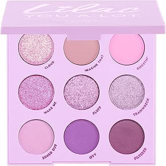 ColourPop Lilac You A Lot Shadow Palette - Purple Shadow Palette with Metallic and Matte Finishes - High-Pigment Makeup with a Long-Wearing Formula (0.3 oz)