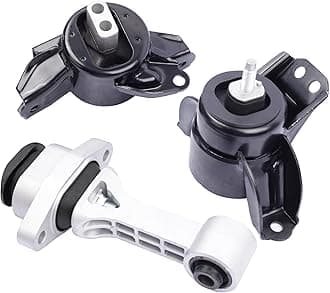 Engine Motor & Transmission Mount Compatible with 2014 2015 2016 2017 2018 2019 kia Soul 1.6L 2.0L L4 3-Piece Set Replace OE：A71065 A71093 A71067