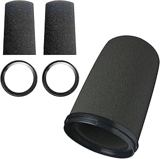 Microphone Cover and Retaining Ring for Shure SM7B, SM7A, SM7dB, MV7 Mic Pop Filter Windscreen Rerplacement - 2 Pack