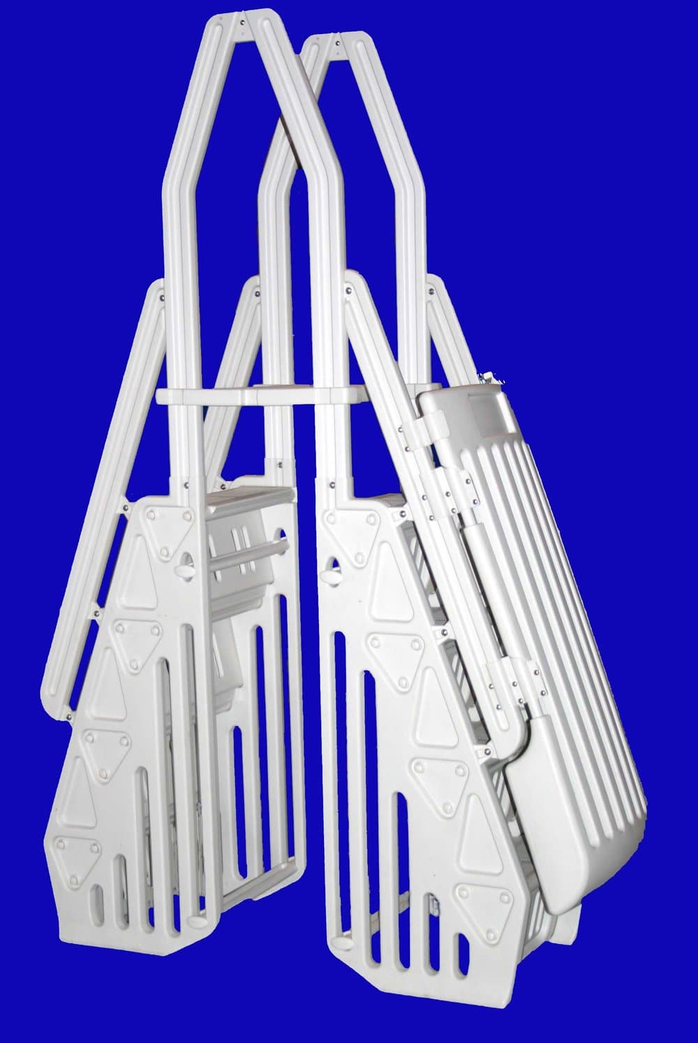 Blue Wave Neptune A-Frame Entry System for Above Ground Pools - White