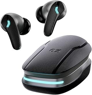 GOBOULT Astra Neo Bluetooth in Ear Earbuds with 70H Playtime, 40mm Bass Driver, Zen ENC Mic, Type-C Fast Charging, 4 EQ Modes, Bluetooth 5.4, Low Latency Gaming, Made in India, Wireless Earbud (Black)