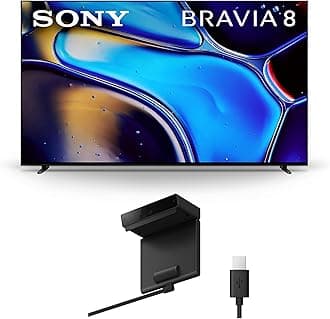 Sony 65 Inch OLED 4K Ultra HD TV BRAVIA 8 Smart Google TV with Dolby Vision HDR and Exclusive Features for PlayStation 5 (K-65XR80), 2024 Model BRAVIA CAM (CMU-BC1)