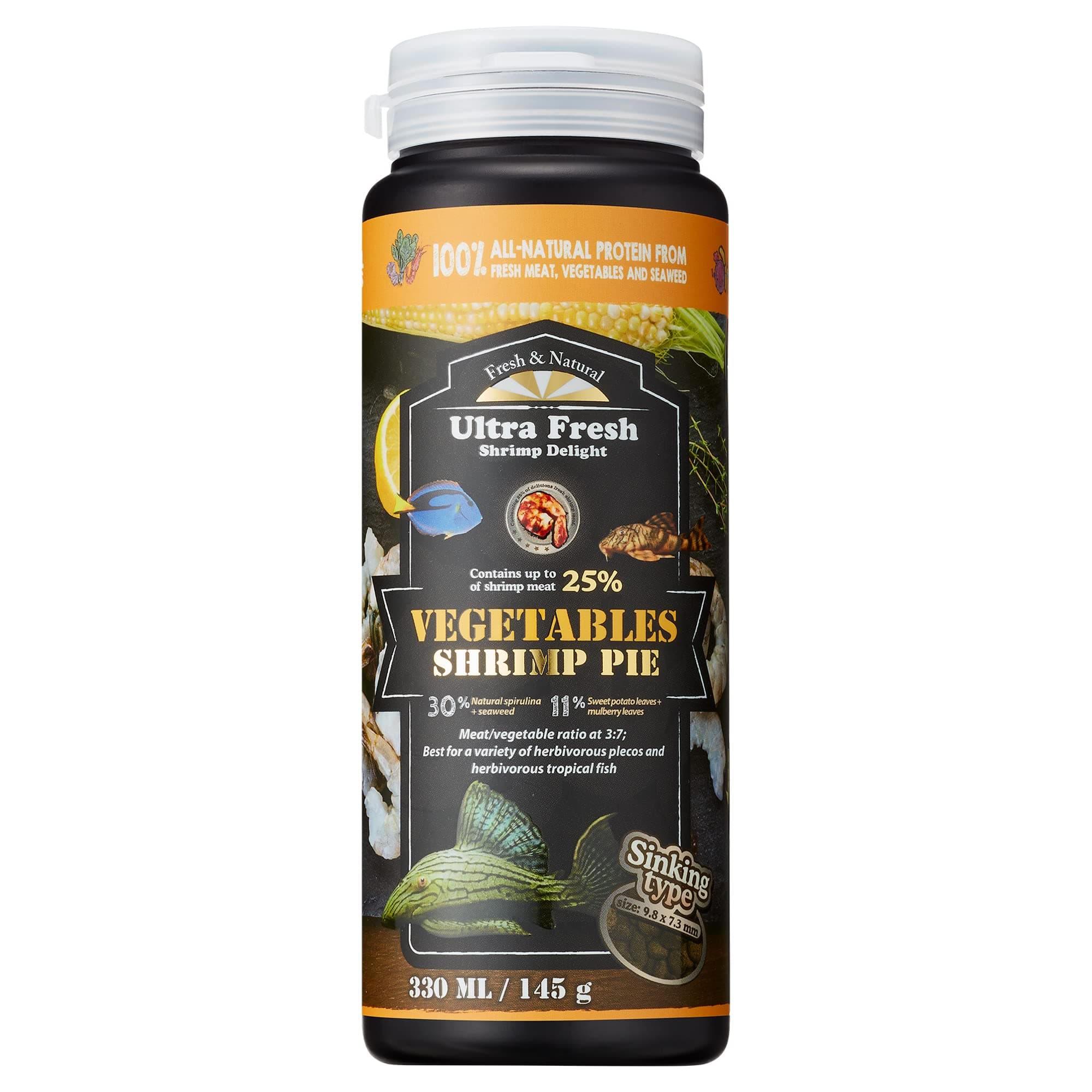 Vegetables shrimp pie