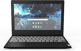 Lenovo - Chromebook 3 11.6" HD Laptop - Celeron N4020 - 4GB Memory - 32GB eMMC - Onyx Black