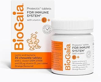 Protectis Probiotic Tablets with Vitamin D3, Orange Flavoured, 30 Tablets