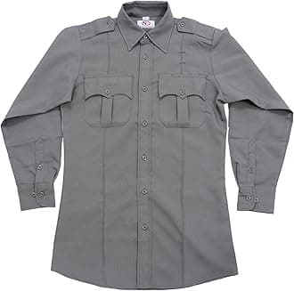 First Class 100% Polyester Long Sleeve Zippered Uniform Shirt