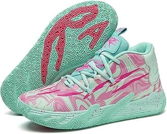 Men's Basketball Shoe - Anti Slip Outdoor Sports Shoe (38 EU, F1)