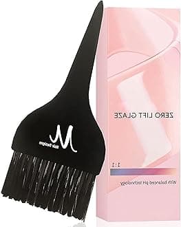 Shinefinity Zero Lift Glaze 00/00 Clear Demi-Permanent Hair Color 2 Ounce and M Hair Designs Tint Brush (Bundle)
