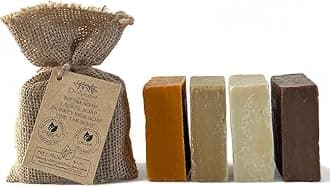 Dr.Ancient Donkey Milk Soap + Pine Tar Soap + Aleppo Soap + Bittim Soap - Absolutely No Chemicals!