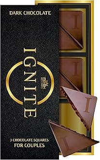Ignite Chocolate Bars (1 Box) | Luxurious Dark Chocolate For Uplifting Mood & Everyday enjoyment | Ideal For Men & Women, 60 Gram