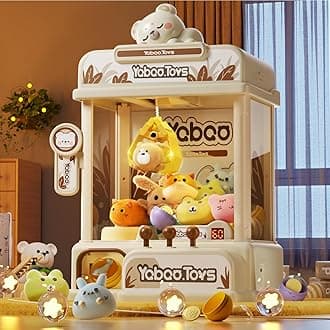 ORANGE OCEAN Large Claw Machine for Kids Girls Boys with Sound & Light, Claws Machine Toys for 4 5 6 7 8 Years Old Girls, Vending Machine Arcade Game Gifts for Kids Ages 3-4 4-6 4-8