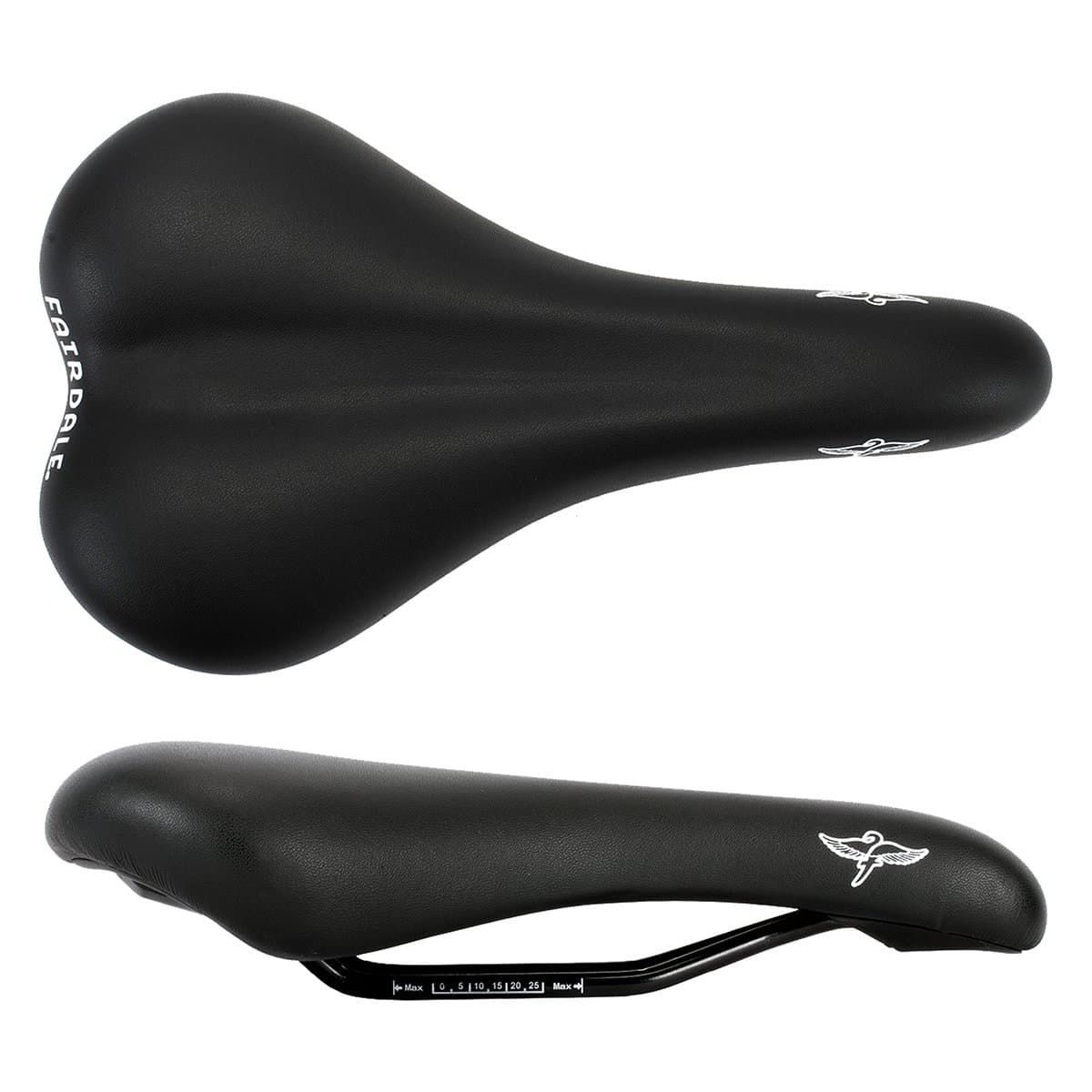 Fairdale Logo Saddle, Black