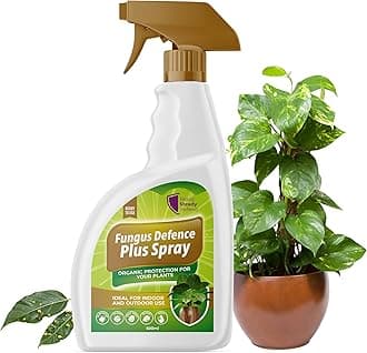 Fungus Defence Plus Spray 500ml | Organic Plant Protection | Targets Blackspot, Mildew, Leaf Spot, Blight, Rust | Ideal for Indoor & Outdoor Use | Safe on Fruits, Vegetables, Flowers | Natural Defence