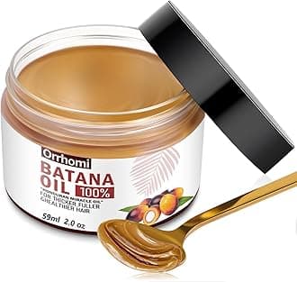 Batana Oil for Hair Growth, 100% Pure & Organic, Cold Pressed Traditional Palm Nut, Unrefined Hair Growth Oil Prevents Hair Loss