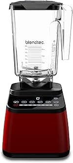 - Original Designer Series Blender and 90 Oz WildSide+ Jar - Kitchen Blender Bundle - Red