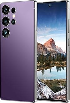 W25 Ultra Cell Phone,8GB+256GB 7.3",Android 5g Unlocked Smartphones,Cell Phone with S Pen,72MP+108MP Zoom Camera,7800mAh,Face ID/Dual SIM Phone+Gift128GB Memory Card(Titanium Violet)