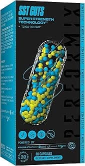 PERFORMIX SST Cuts Super Strength Technology - Energy, Focus & Mood - Nootropic, Caffeine, Zychrome & Teacrine - Pre Workout Supplement for Men & Women - 80 Servings