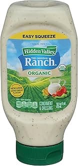 Hidden Valley Original Ranch Organic Salad Dressing & Topping, Gluten Free - 16 Ounce Bottle (Package May Vary)