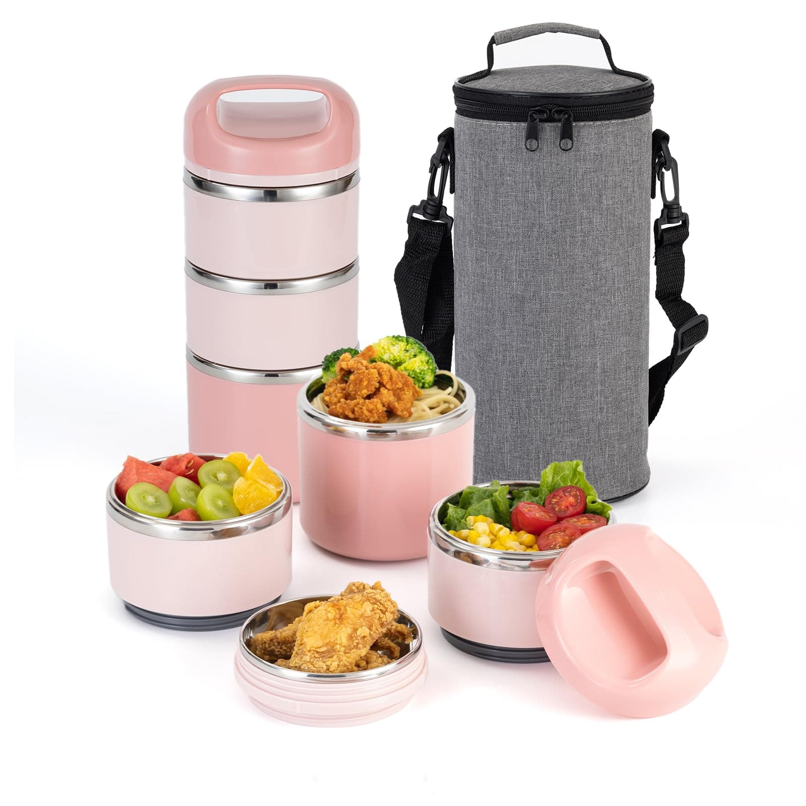 3-Layer Stainless Steel Lunch Box