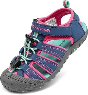 DREAM PAIRS Toddler or Little Boys and Girls Sports Sandals or Large for Kids