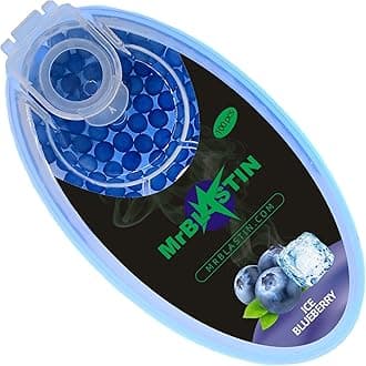 100 Crushballs for Cigarette Filters Insertion, Many Flavours Available, Menthol Mint Crush Balls, Flavoured Capsules. Click on Inserts Beads (Blueberry Mint)