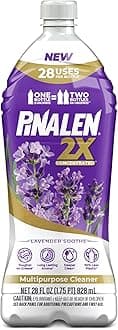 PINALEN 2X Max Aromas Concentrated Multipurpose Cleaner - Lavender Soothe Scent - 28 fl oz - All Purpose Cleaner for Kitchen, Bathroom, Floors & Outdoors