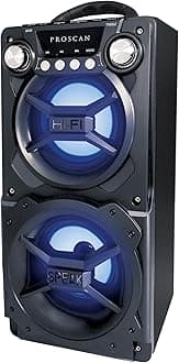 Sylvania SP328-Black Portable Bluetooth Speaker