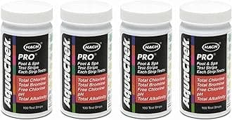 511710-04 Pro 5-in-1 Swimming Pool Test Strips, 4-Pack