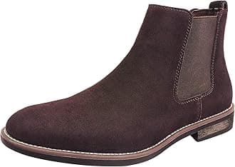 Bruno Marc Men's Suede Leather Chelsea Ankle Boots