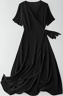 Lymio Women's Fit and Flare Midi Western Dresses (695-698)