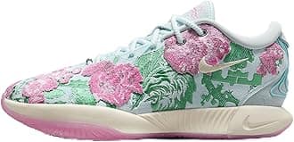 NikeLebron XXI Premium Basketball Shoes (FV7275-401, Glacier Blue/Stadium Green/Beyond Pink)