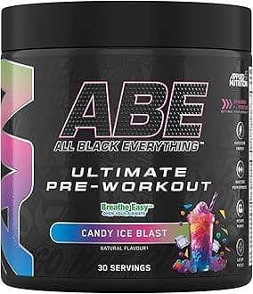 ABE Powder Pre Workout Food Supplement (375g - 30 Servings) (Candy Ice Blast)