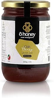 Oak Honey Jar of 885g , Raw Honey , Pure Honey, Natural Honey, Mountain Honey, Honey for Men & Women, Used with Breakfast, Honey Cakes, and Tea. Rich in Antioxidants & Minerals