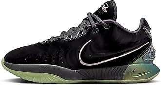 Lebron XXI Tahitian Basketball Shoes (FB2238-001, Black/Iron Grey/Oil Green/Metallic Pewter) Size 6.5