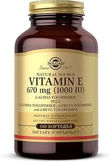 Natural Source Vitamin E 671mg - Supports The Immune System - Protects Cells from Oxidative Stress - 100 Softgels
