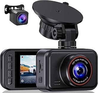 Dash Cam Front and Rear, 2.5K Dual Dash Camera for Cars, 2560P Mini Car Camera, 2 inch IPS Screen, WDR Night Vision, 24 Hours Parking Monitor, G-Sensor, Support 256 GB Max