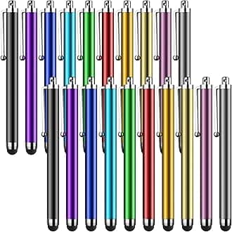 Stylus Pens for Touch Screens,SLKIJDHFB 20 Pack Universal Capacitive Touch Screen Pens for iPad,Tablets,Samsung Galaxy,Smartphones,All Universal Touch Screen Devices