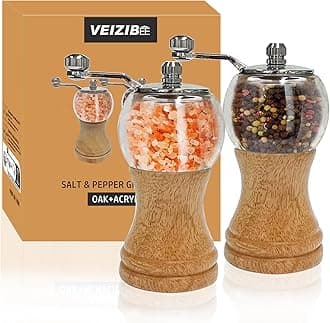 Salt Pepper Grinder Set