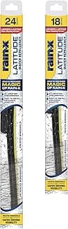 Rain-X 810164 24" and 18" Windshield Wiper Blade, 2 Pack