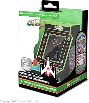 My Arcade Galaga Nano Player - 2 Games in 1, Retro Arcade Classics, 4.8" Mini Arcade Machine