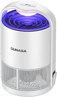 Fly Traps, Fruit Fly Trap Indoor, Gnat Traps, Bug Zapper Indoor,Mosquito Traps with 10 Sticky Glue Boards, White