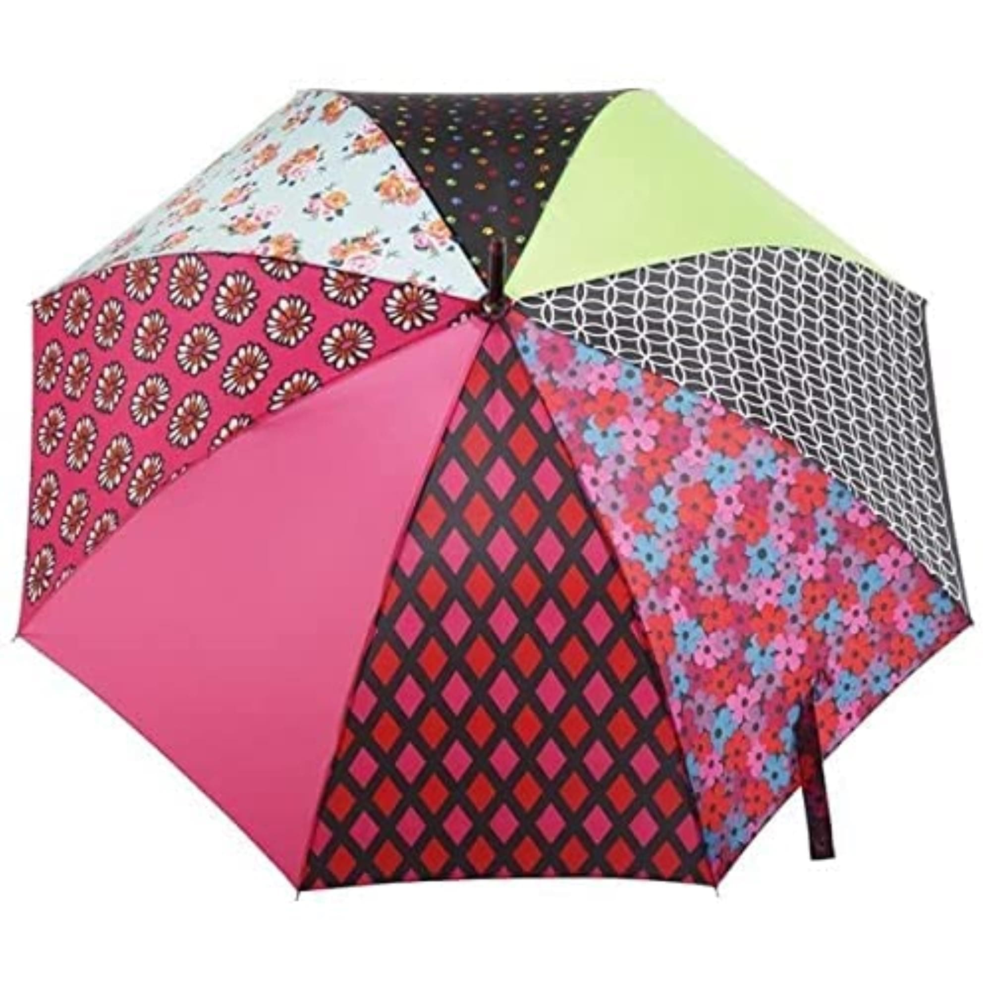 totes Eco Patchwork J Handlestick Umbrella Patchwork Patchwork One Size