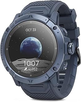 COROSVERTIX 2S Adventure GPS Watch, 1.4" Display, 40 Days Battery, Global Maps, Heart Rate Monitor, Earth Blue