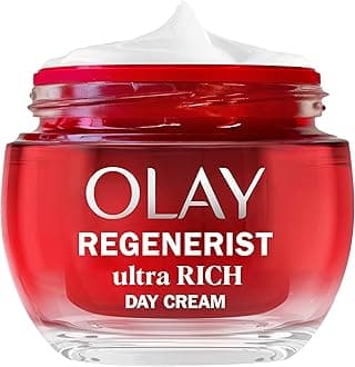 Regenerist Day Face Cream, Ultra Rich Anti-Wrinkle + Firming Skincare Moisturiser with Anti-Ageing Niacinamide, Peptides and Shea Butter, Renews, Firms and Hydrates, Non-greasy, 50ml