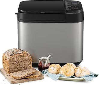 Panasonic SD-YR2550SXC Bread Maker with Horizontal Design and Yeast Dispenser - Silver