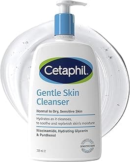 Gentle Skin Cleanser, 236ml, Face & Body Wash, For Normal To Dry Sensitive Skin, With Niacinamide & Glycerin, Soap Free, Packaging May Vary