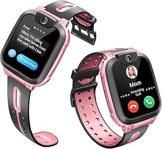 - imoo Watch Phone Z1, 4G Smart Watch for Kids with Real-Time HD Video & Phone Call, Smart Watch for Girls with Real-Time GPS Location, Smartwatch for Boys with IPX8 Water Resistance (Pink)