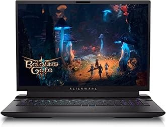 NewDell_Alien.Ware M18 R2 Gaming Laptop 18 inch QHD+165Hz 3ms Screen_Intel i9-14900HX 64GB RAM 4TB SSD Geforce RTX 4090 Graphics CherryMX mechanical keyboard Wifi 7 Windows 11Home Dark Metallic Moon