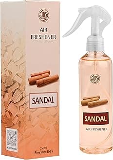 Sandal Air Freshener - 250ml | Refreshing Room Spray | Invigorating Aromatherapy for a Wave of Freshness