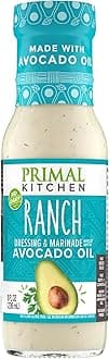 Primal Kitchen Ranch Salad Dressing & Marinade made with Avocado Oil, Whole30 Approved, Paleo Friendly, and Keto Certified, 8 Fluid Ounces